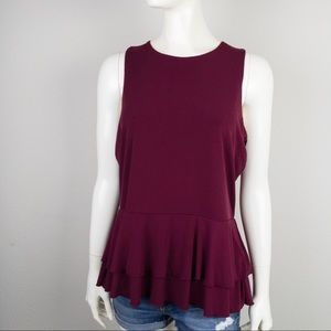 Cupio Ruffled Sleeveless Blouse